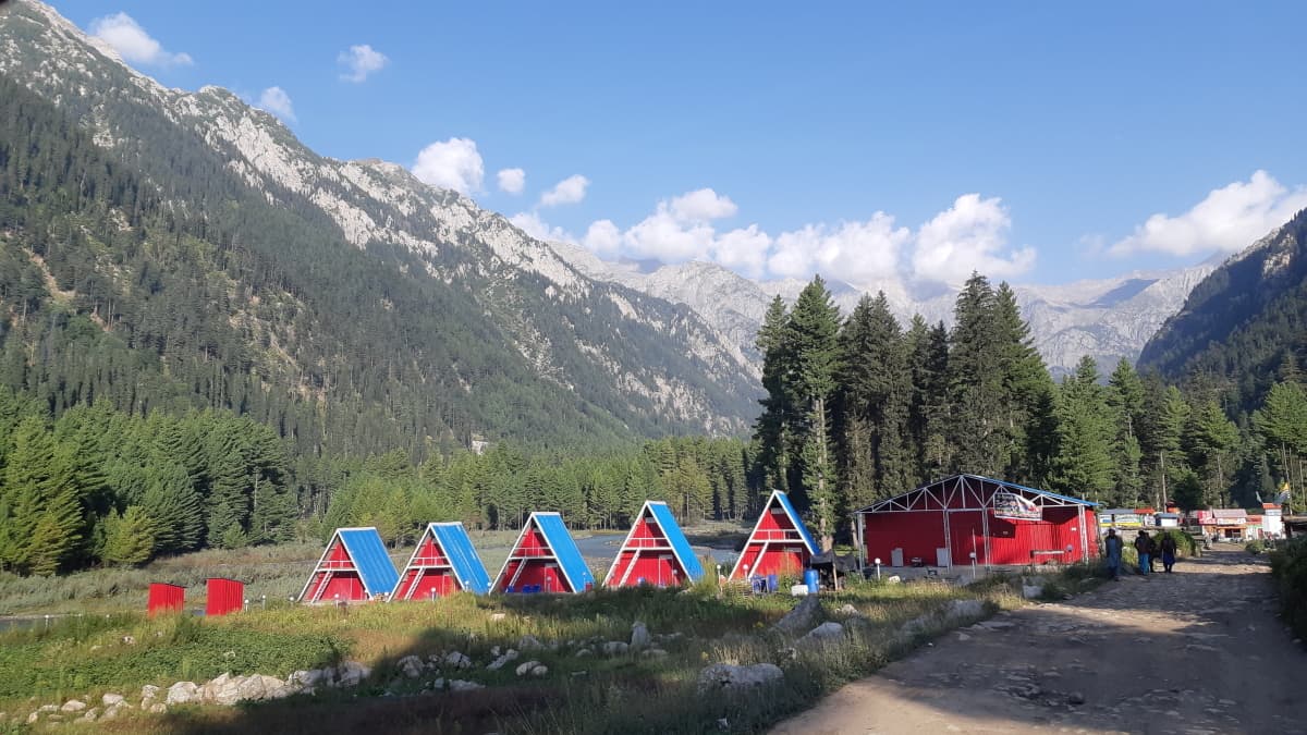 One of the nicer hotels in Kumrat valley.