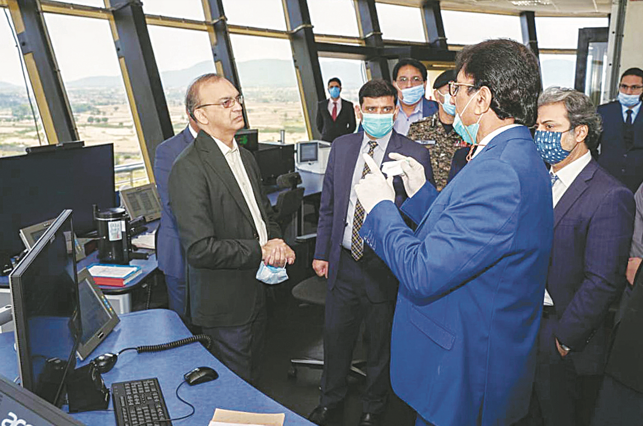 Secretary Aviation Hassan Nasir Jamy inaugurated the newly constructed Control Centre at Islamabad International Airport | White Star