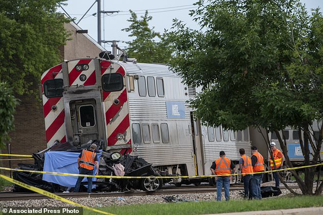 Reile said 41 passengers aboard the train declined medical attention and were transported to a different station so they could continue their way into the city