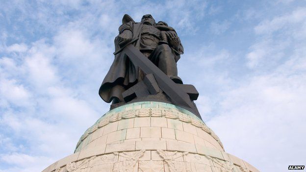 Treptower Park's Soviet Memorial, in Berlin