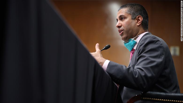 Ajit Pai, the former FCC chairman, told CNN that claiming 5G signals could pierce through hundreds of megahertz of empty spectrum to interfere with aircraft sensors is "just not a credible claim."