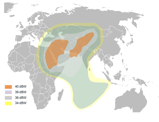 paksat coverage