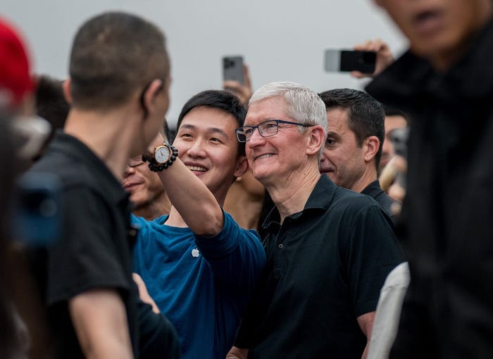 Tim Cook in China