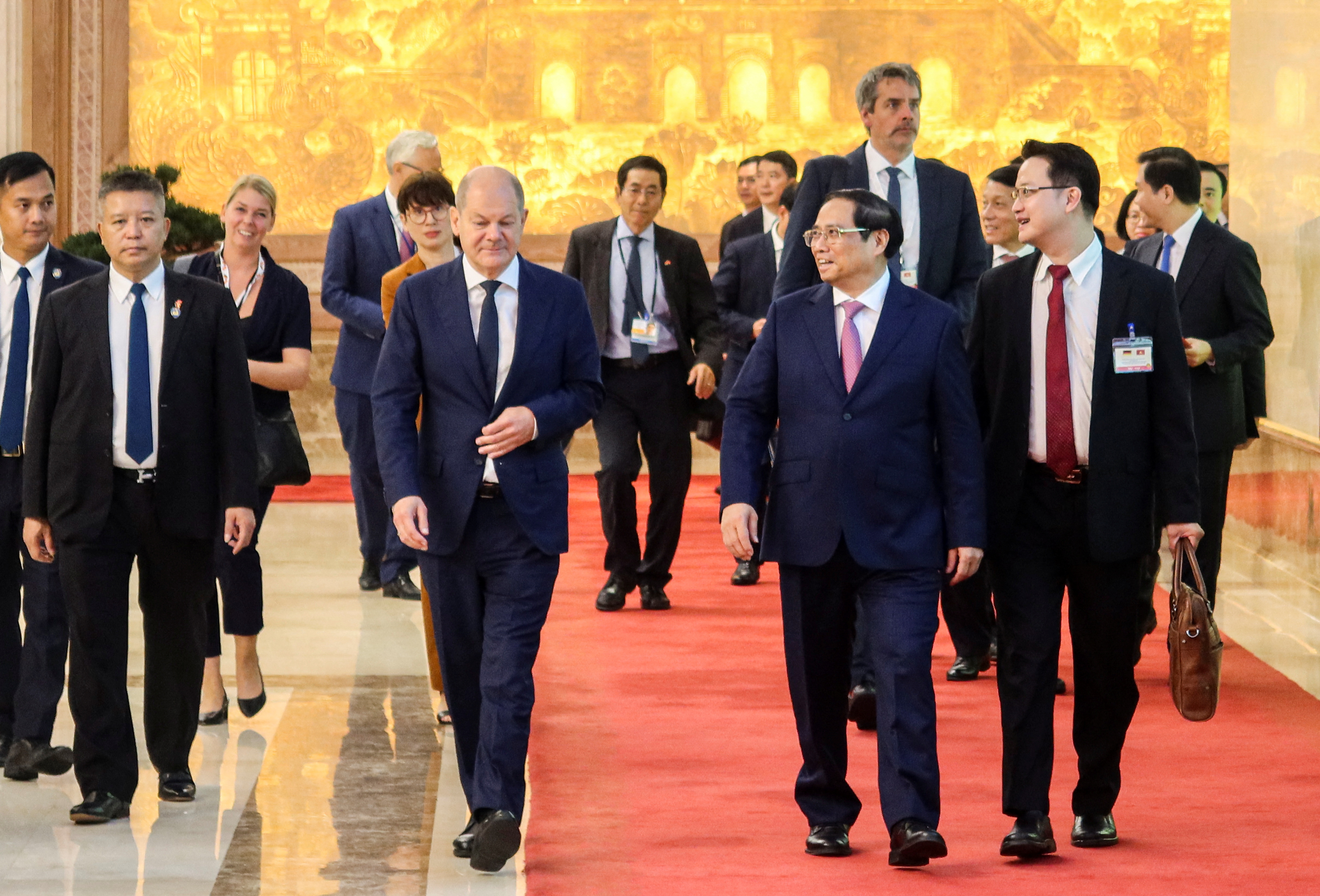 German Chancellor Olaf Scholz visits Vietnam