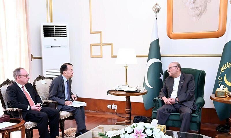 President of Asian Development Bank, Mr Masatsugu Asakawa, called on President Asif Ali Zardari, at Aiwan-e-Sadr, Islamabad on September 17, 2024 — PID