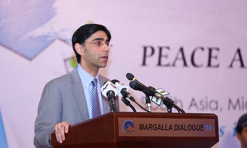 National Security Adviser Dr Moeed Yusuf says Pakistan will support a political solution to the Afghan conflict. — Moeed Yousuf Twitter/File