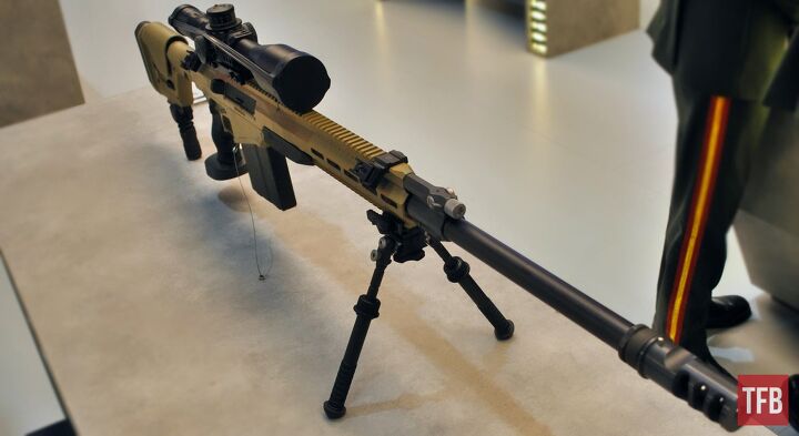 Caracal CSA338 AR-style .338 Lapua Magnum semiauto precision rifle