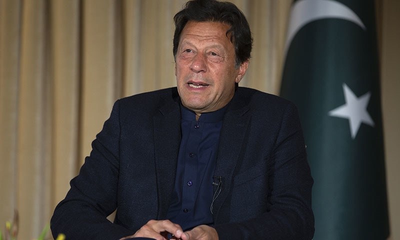 Prime Minister Imran Khan says the world should use humanitarian and development assistance as a leverage against the Taliban. — AP/File