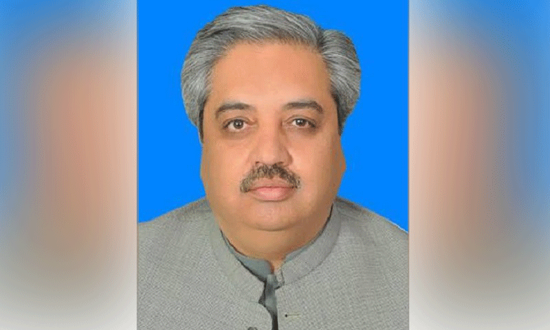 A photo of former PTI senator Hidayatullah Khan. — online