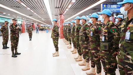 Bangladesh Army deploys new contingent for UN Mission in Abyei