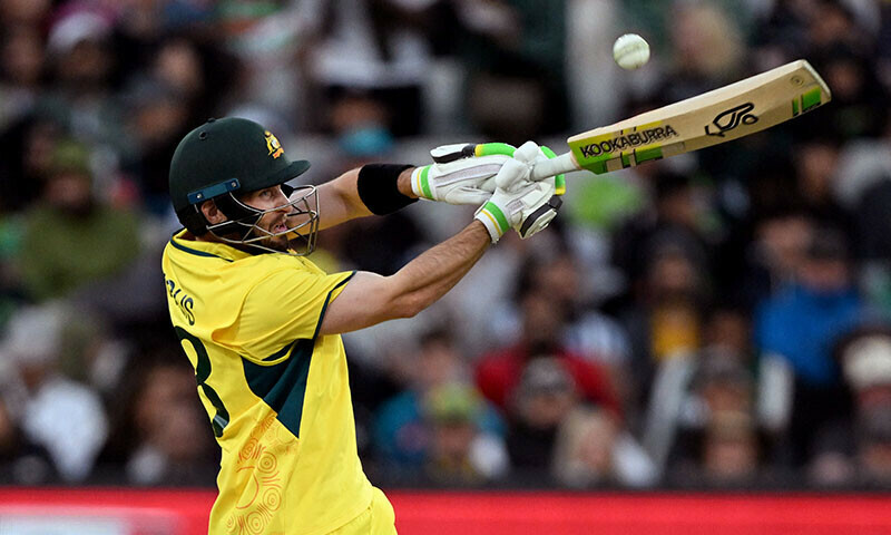 Australia’s Josh Inglis hits a six during the first one-day International (ODI) cricket match between Australia and Pakistan at the Melbourne Cricket Ground in Melbourne on November 4. — AFP