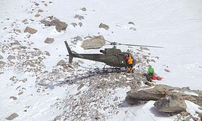 An American climber, who had gone missing at Pastore Peak on Friday, was found dead on Monday. —AFP/File