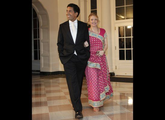 first-state-dinner-sanjay-gupta-wife-rebecca-olson.jpg