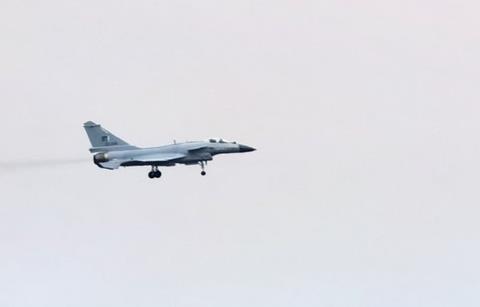 PAF J-10CP landing 2 Chengdu Pakistan