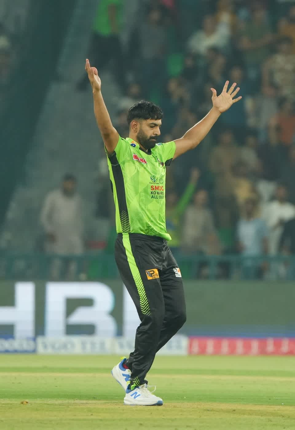 Haris Rauf picked up four wickets, Lahore Qalandars vs Islamabad United, PSL 2025, Lahore, April 30, 2025