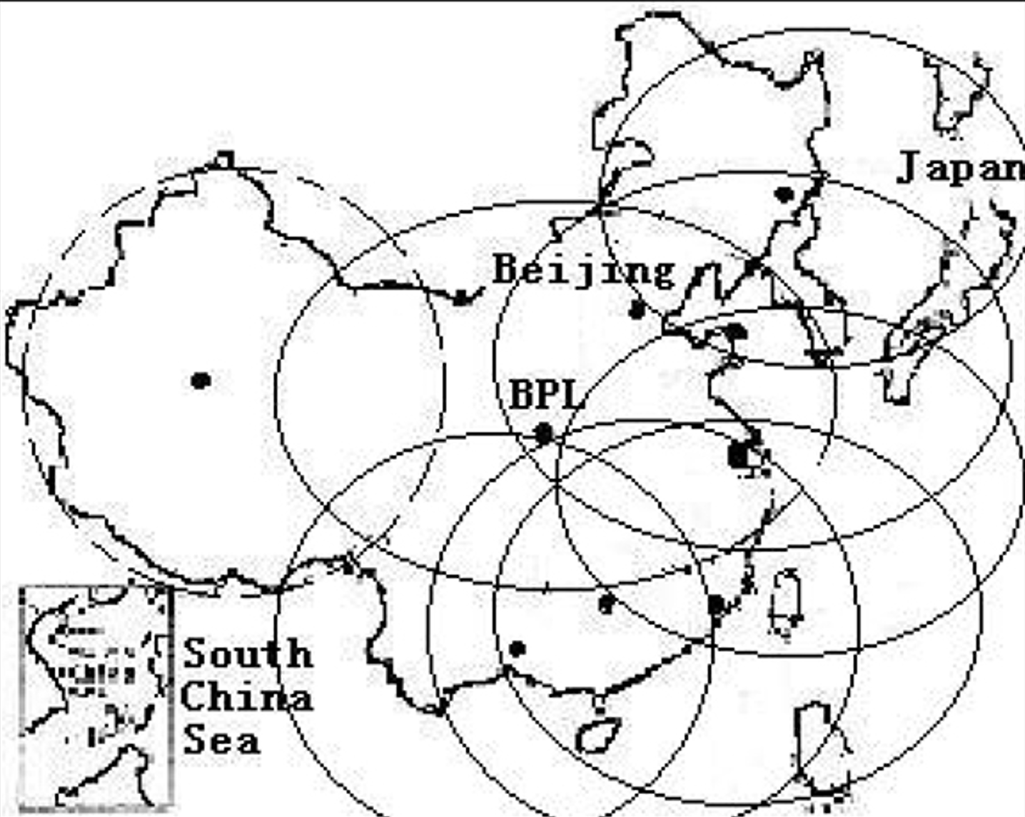 Graphic from 2014 Chinese Academy of Sciences paper on Laron showing projected coverage in the western part of the country. Subsequent papers and announcements have indicated that western part of the network is complete or soon will be. (Image: Chinese Academy of Sciences) 