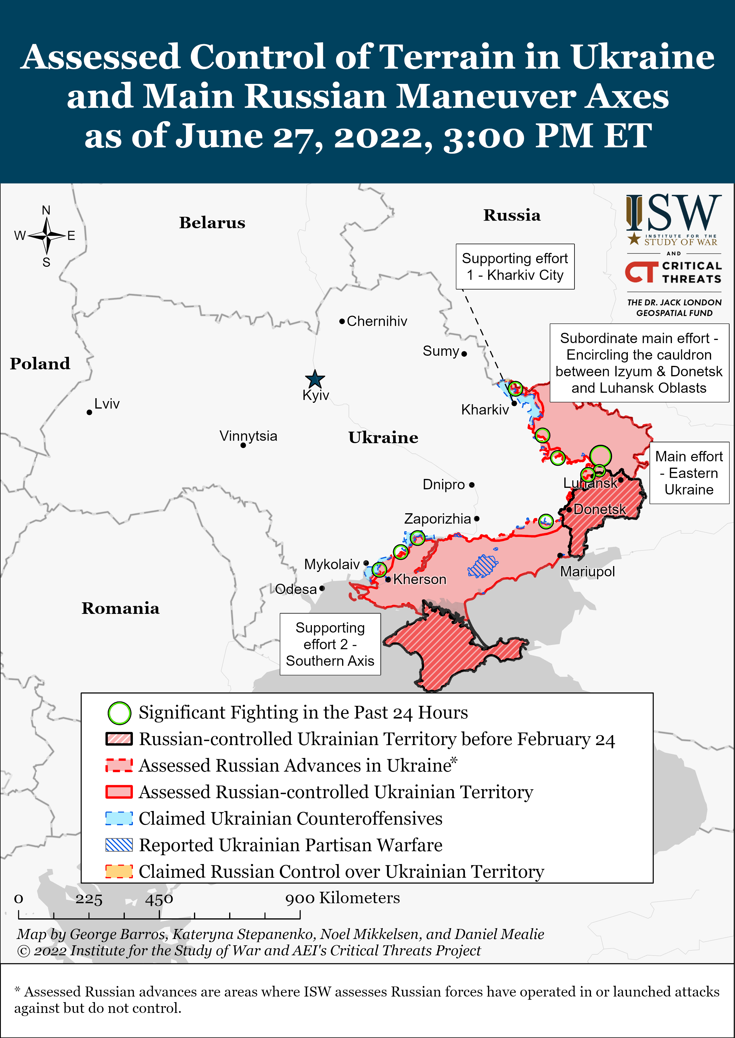 Overall Control of Terrain Map June 27, 2022