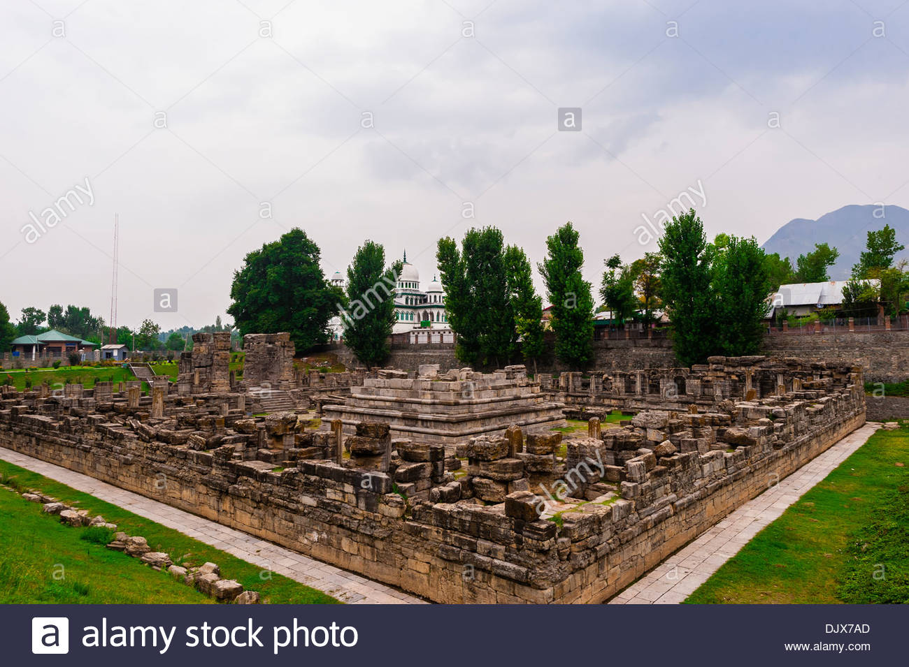 avantiswamin-temple-ruins-pulwama-kashmir-jammu-and-kashmir-state-DJX7AD.jpg