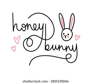 rabbit-lettering-honey-bunny-vector-260nw-1805190046.jpg