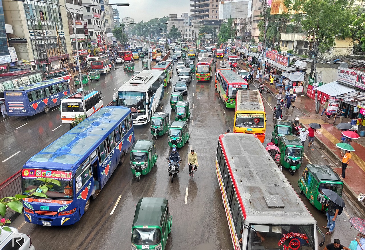 Dhaka, the capital of Bangladesh, is the sixth most populous city in the world.  Photo by Alit Saha/Pixabay