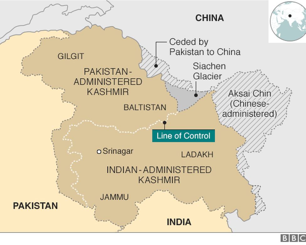 kashmir map