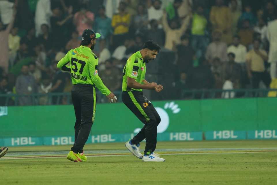 Haris Rauf picked off Tom Kohler-Cadmore, Lahore Qalandars vs Peshawar Zalmi, PSL 2025, Lahore, April 24, 2025
