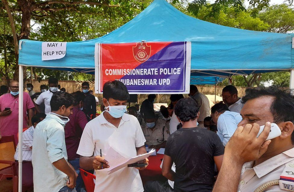 Relatives looking for their loved ones at AIIMS hospital after the train crash