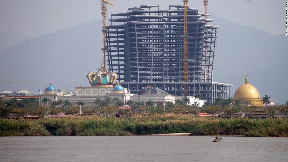 This photograph from February 2018 shows a massive construction project behind the Kings Romans casino, shorty after the company was sanctioned by the US Treasury Department.