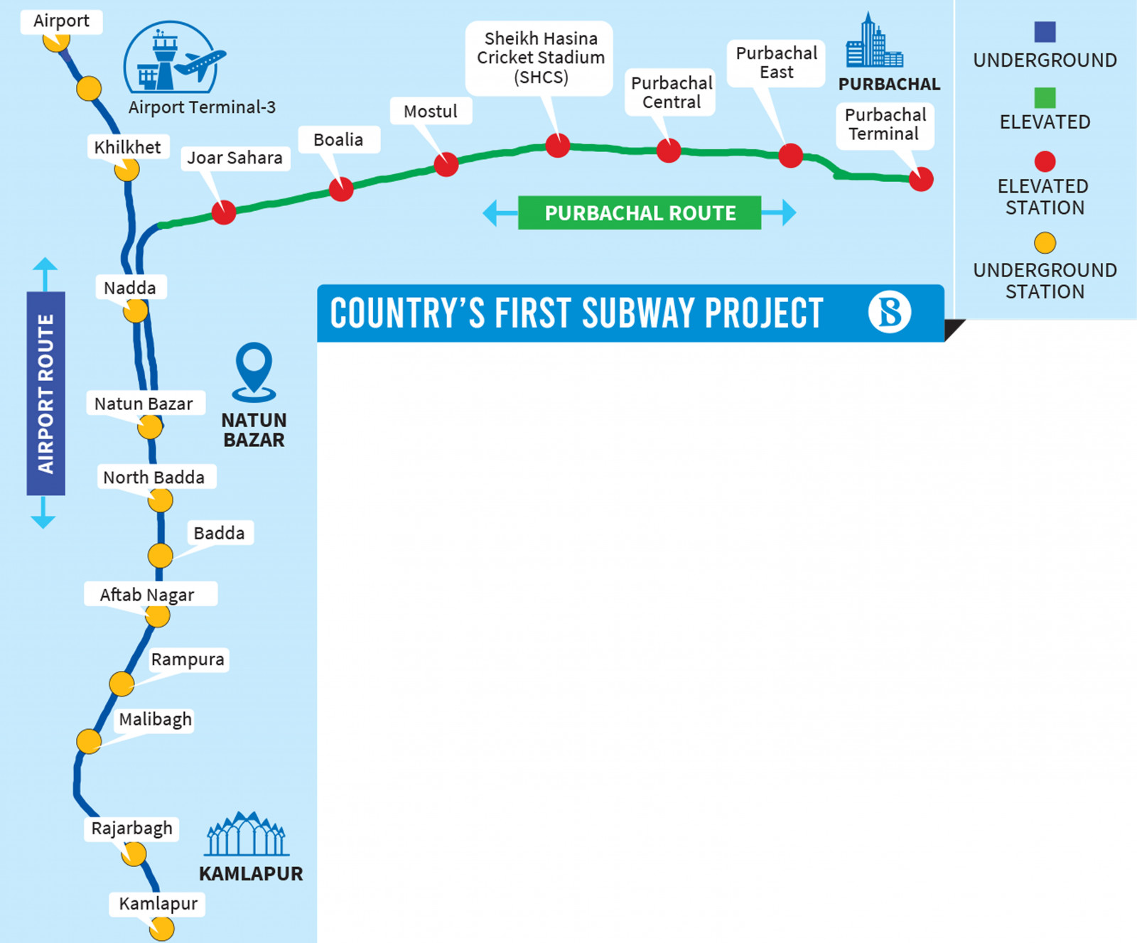 Dhaka’s first underground metro work begins in December 