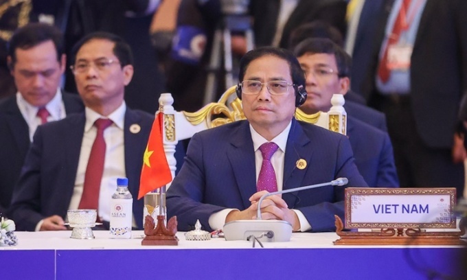 Prime Minister Pham Minh Chinh attends ASEAN+3 Summit in Phnom Penh, Cambodia, on November 12Ph, 2022. Photo courtesy of Vietnam Government Portal