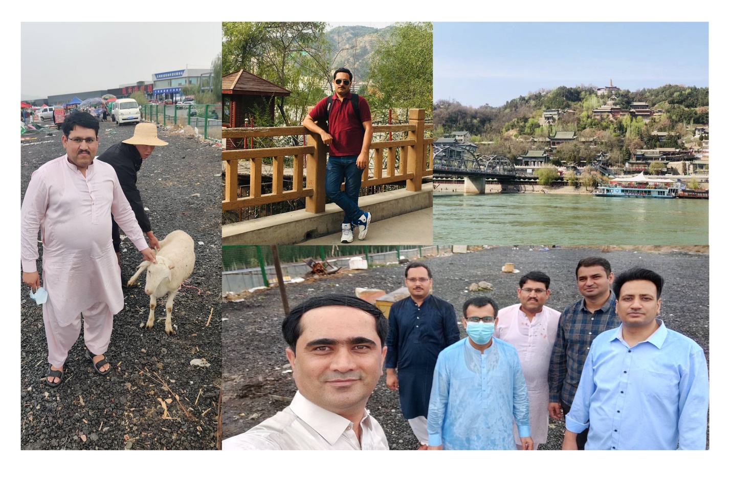 Pakistanis celebrating Eid in Lanzhou, China