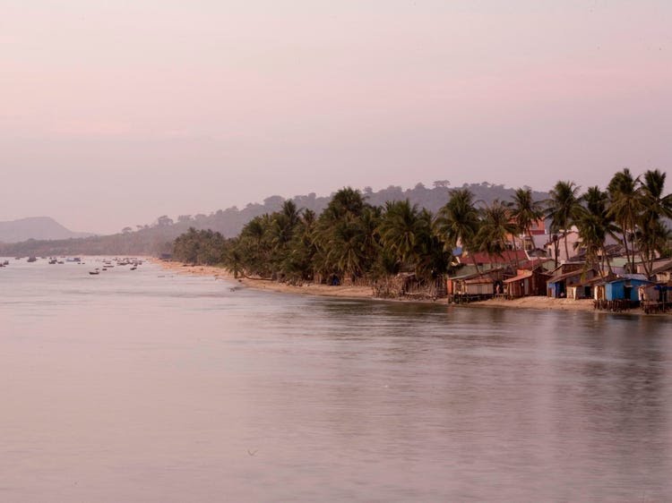 An empty beach in Vietnam