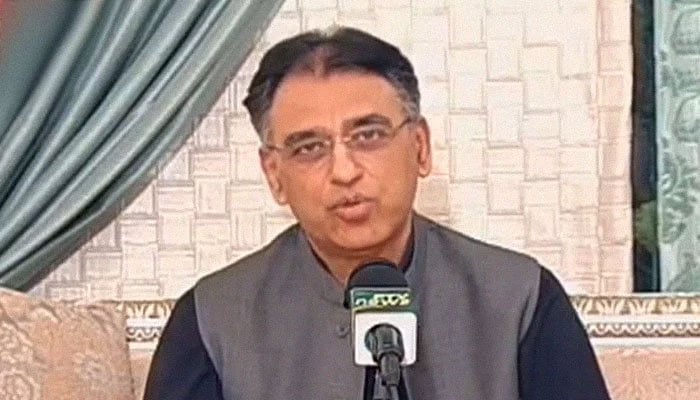 Federal Minister for Planning Asad Umar. Photo: file