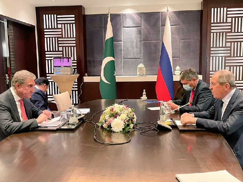 foreign minister shah mahmood qureshi met with his russian counterpart sergey lavrov on sco sidelines in dushanbe photo twitter smqureshipti