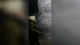 Wagner group filmed in salt-mine tunnels of embattled Soledar