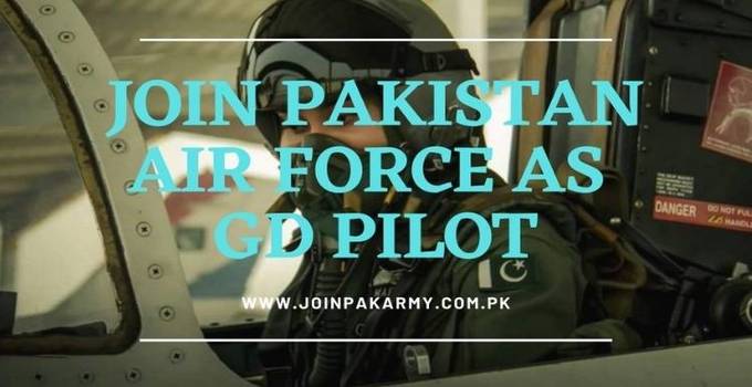 Join PAF as GD Pilot