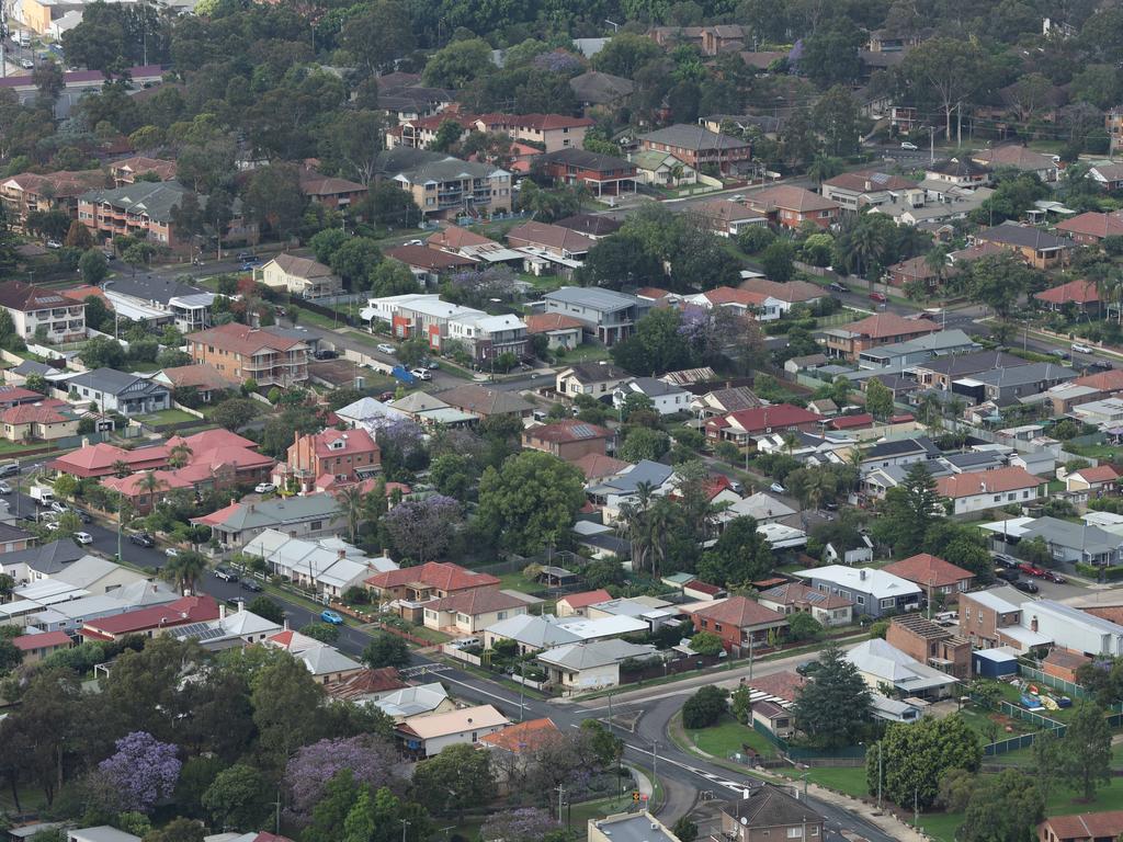 The Australian housing market will likely escape unscathed. Picture: David Swift/NCA NewsWire