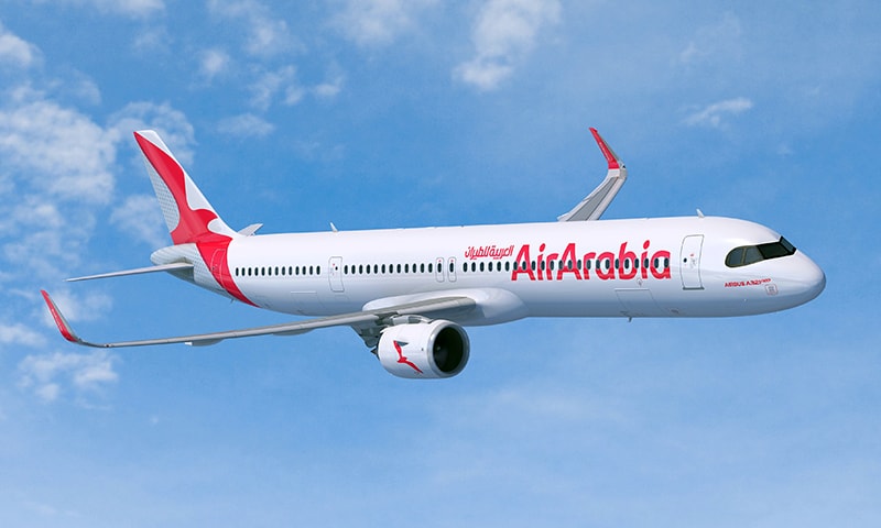 Air Arabia operates from Sharjah and Ras Al Khaimah in the United Arab Emirates. — Photo courtesy: Airbus