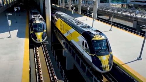 Brightline reveals new train station at Orlando airport