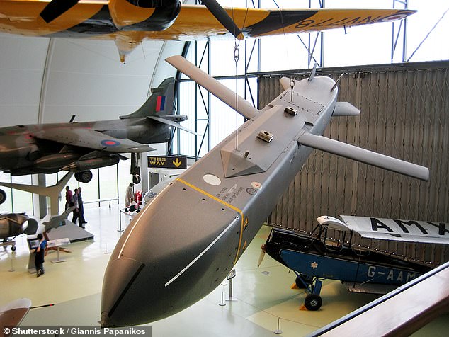 His words confirm the impression that the long-range Storm Shadow (pictured on display in the RAF museum) has been a game changer for the Ukrainians as Kyiv launches its counteroffensive. The Storm Shadow missiles, accurate to beyond 150 miles, allow Ukrainian forces to strike deeper into Russian-held territory than was previously the case