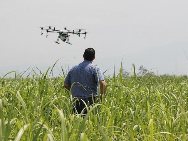 the operator of a drone can control five of them at the same time without actually being on the field photo app file