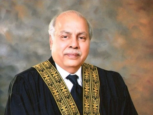 Chief Justice of Pakistan Gulzar Ahmed. PHOTO: SUPREME COURT