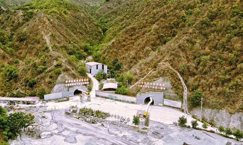 China-Laos railway tunnel Photo:Xinhua