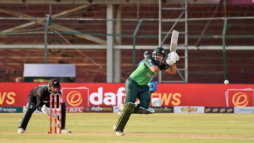 Imam ul Haq flicks during his innings